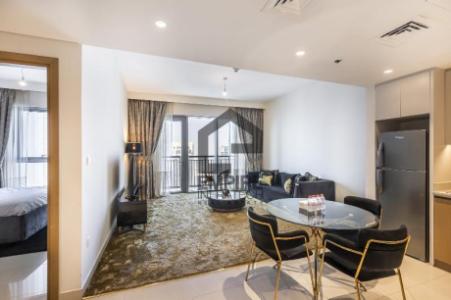 Chiller Free 1BR Furnished Apartment for Rent in Harbour Views 1, DCH | High Floor & Vacant