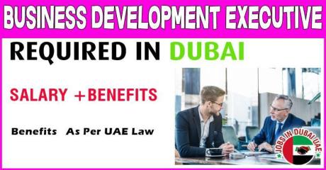 Business Development Executive Required in Dubai
