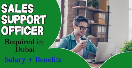 Sales Support Officer Required in Dubai