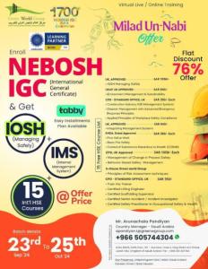 NEBOSH Courses in Medina, KSA - Importance in Advancing HSE careers