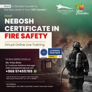 Stand On Top Discover the Benifits of Nebosh Fire safety in Oman