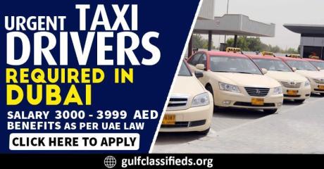 URGENT TAXI DRIVER REQUIRED IN DUBAI
