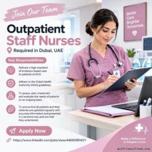 Outpatient Staff Nurses Required in Dubai