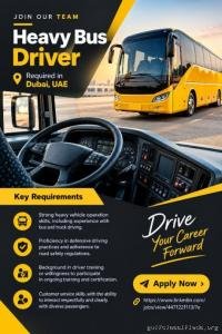 Heavy Bus Driver Required in Dubai