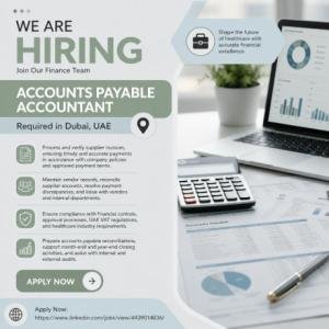 Accounts Payable Accountant Required in Dubai