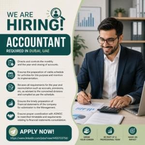 Accountant Required in Dubai