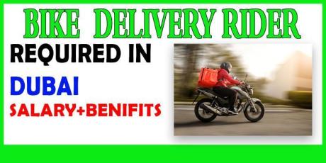Bike Delivery Rider Required in Dubai