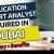 Application Support Analyst Required in Dubai