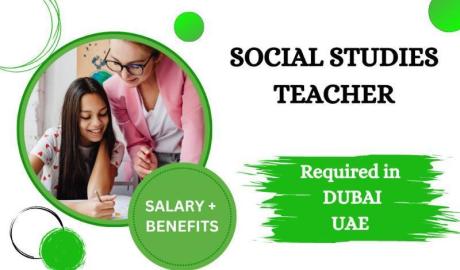 Social Studies Teacher Required in Dubai