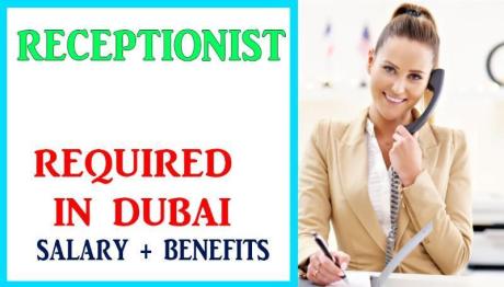 Receptionist Required in Dubai