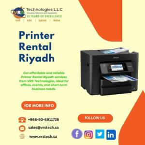 How to Master Printer Rentals in Riyadh Like a Pro?