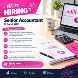 Senior Accountant Required in Dubai