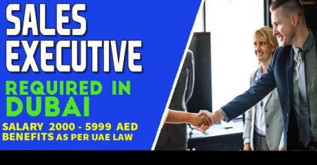 Sales Executive Required in Dubai