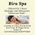 Rira Spa offer 1/25/2025