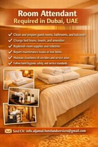 Room Attendant Required in Dubai