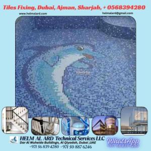 Hotel, swimming pool Tiles Fixing, ajman , Dubai