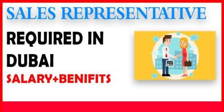 Sales Representative Required in Dubai