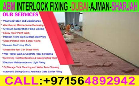 Interlock Fixing Sub Contractor Dubai Sharjah Ajman