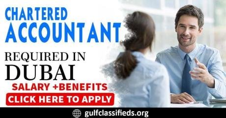 CHARTERED ACCOUNTANT REQUIRED IN DUBAI