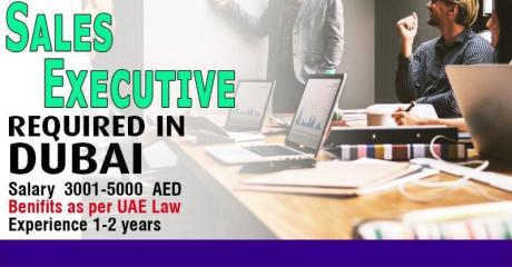 Sales Executive Required in Dubai