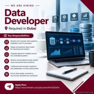 Data Developer Required in Dubai