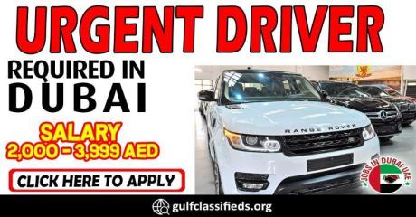 URGENT DRIVER REQUIRED IN DUBA