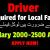 Driver Required for Local Family