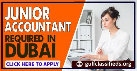 JUNIOR ACCOUNTANT REQUIRED IN DUBAI