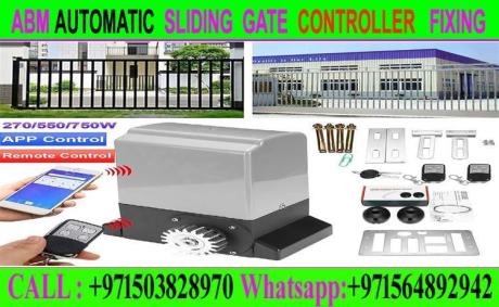 Automatic Sliding Gate controller Machine Fixing Ajman Sharjah