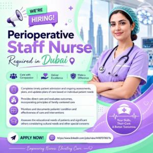 Perioperative Staff Nurse Required in Dubai