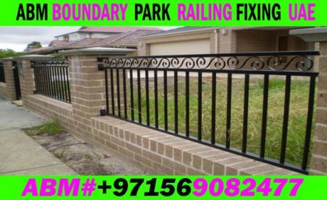 Park Boundary Railing Fixing Contractor Ajman Dubai Sharjah