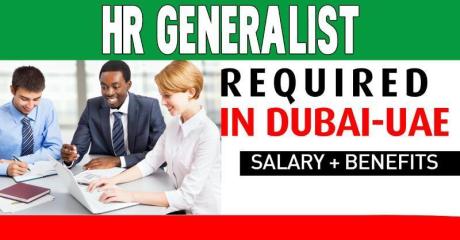 Human Resources Generalist Required in Dubai