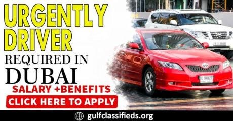 URGENTLY DRIVER REQUIRED IN DUBAI