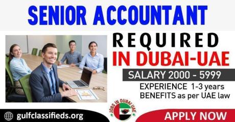 SENIOR ACCOUNTANT REQUIRED IN DUBAI