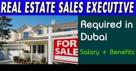 Real Estate Sales Executive Required in Dubai