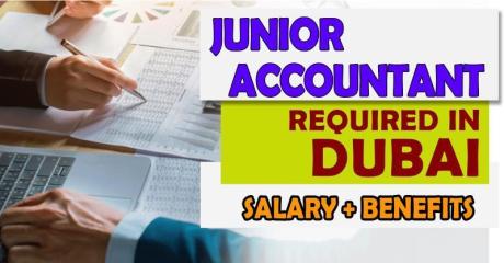 Junior Accountant Required in Dubai