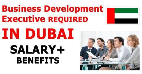 Business Development Executive REQUIRED IN DUBAI