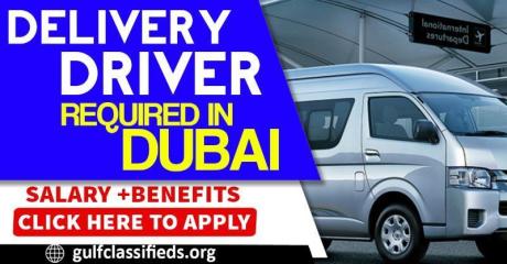 DELIVERY DRIVER REQUIRED IN DUBAI