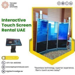 Who Offers the Best Interactive Touch Screen Rental UAE Deals