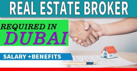 Real Estate Broker Required in Dubai