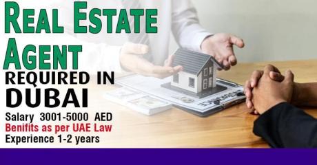 Real Estate Agent Required in Dubai