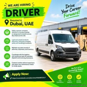 Driver Required in Dubai