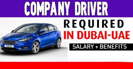 Company Driver Required in Dubai