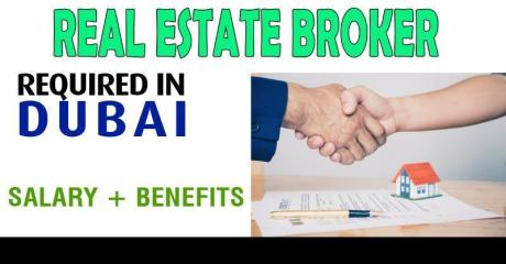 Real Estate Broker Required in Dubai