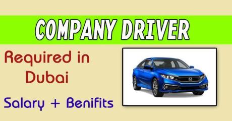 COMPANY DRIVER Required in Dubai