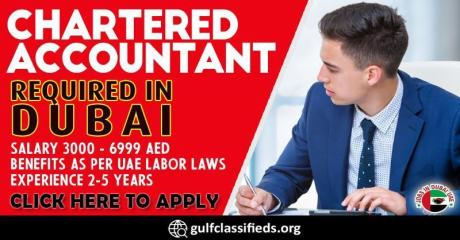 CHARTERED ACCOUNTANT REQUIRED IN DUBAI
