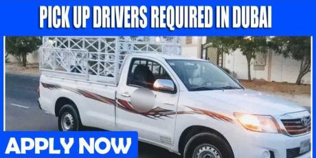 PICK UP DRIVERS REQUIRED IN DUBAI