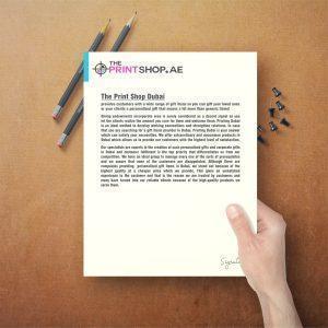 custom brochure printing Dubai