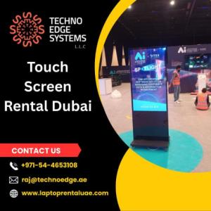 Touch Screen Rental Dubai for Real Estate Displays