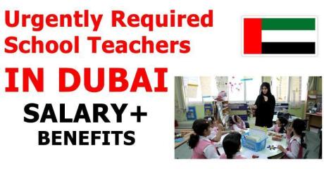 Urgently Required School Teachers IN DUBAI